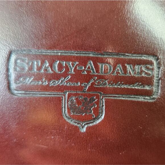 Stacy Adams Madison men's boots lace up brown leather size 10 NEW - Picture 7 of 12